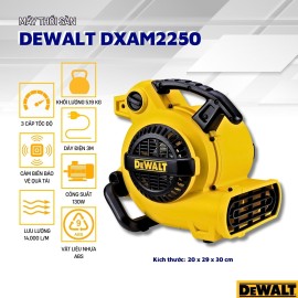 Máy thổi khô thảm, sàn Dewalt DXAM2250 130W